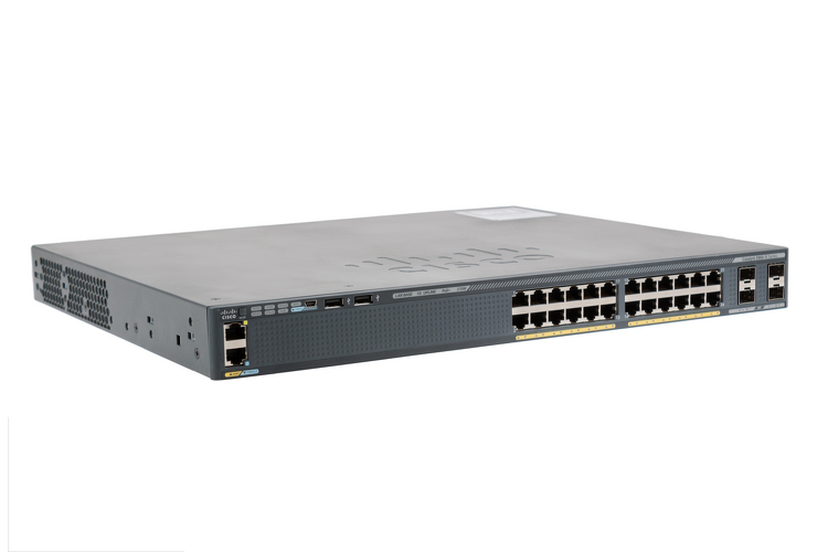 купить WS-C2960X-24PS-L Коммутатор Catalyst 2960-X 24 GigE PoE 370W  4 x 1G SFP  LAN Base в Алматы