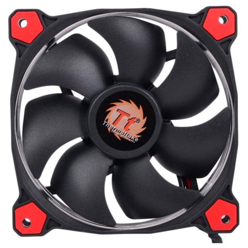 купить Вентилятор для корпуса Thermaltake Riing 14 LED Red (CL-F039-PL14RE-A) в Алматы