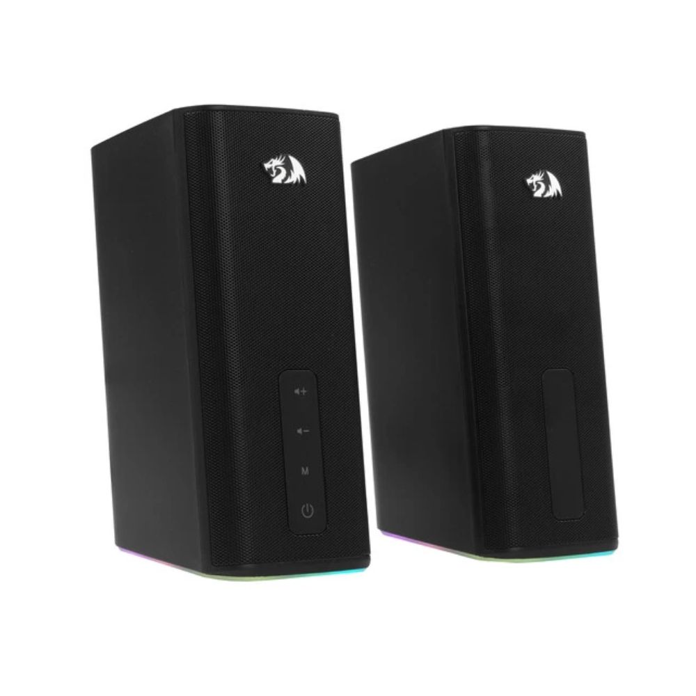 купить SPK active Redragon Connie (2x10.0W RMS), RGB, AUX+BT, black (71987) в Алматы