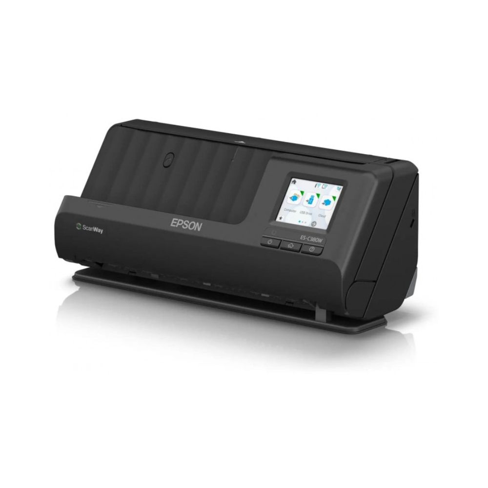купить Сканер Epson WorkForce ES-C380W, A4, 600x600dpi, 24-bit, 30 стр./мин, 3500 скан/день, ADF, Wi-Fi,USB B11B269401 в Алматы