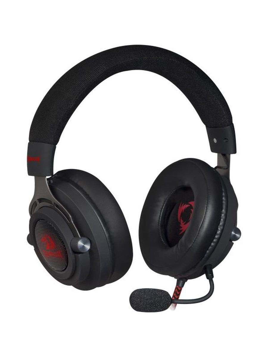 купить Игровая гарнитура стерео Redragon Aspis Pro virtual 7.1 подсветка регулят. громк., 2 м кабель. в Алматы