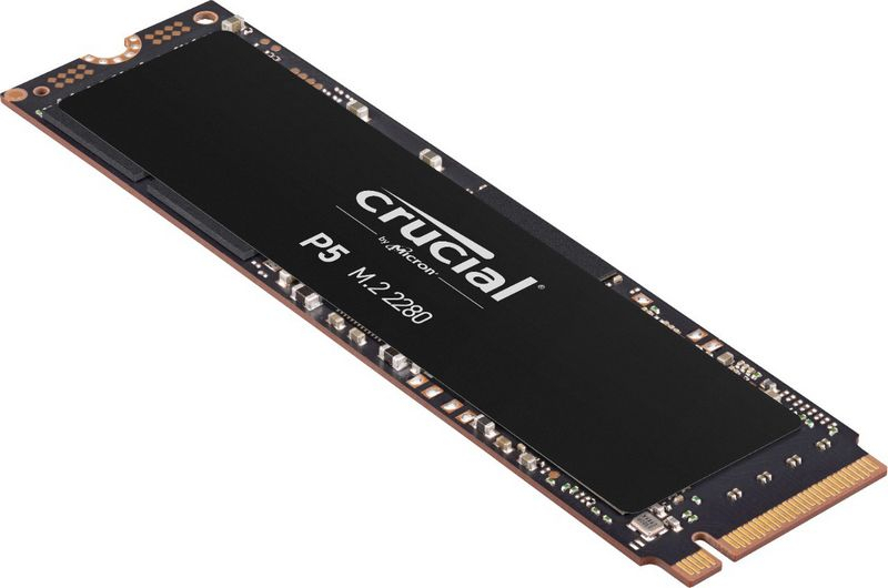 купить Crucial SSD 500GB P5 M.2 NVMe PCIEx4 80mm Micron 3D NAND  3400/3000 MB/s, 5yrs, 7mm в Алматы