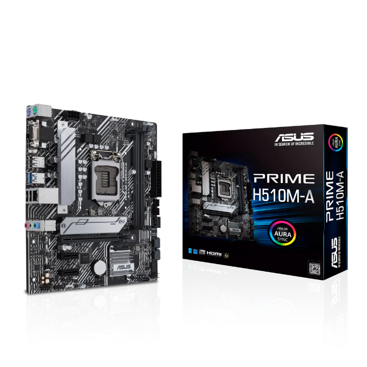 купить ASUS PRIME_H510M-A s1200 H510 2xDDR4 HDMI-DP-VGA mATX в Алматы