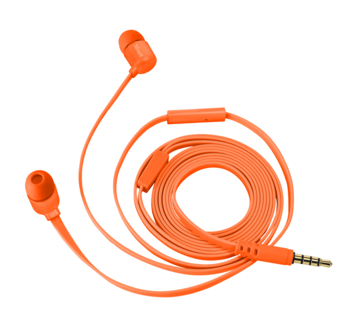 купить Наушники-вкладыши Trust DUGA IN-EAR - оранжевый неон в Алматы