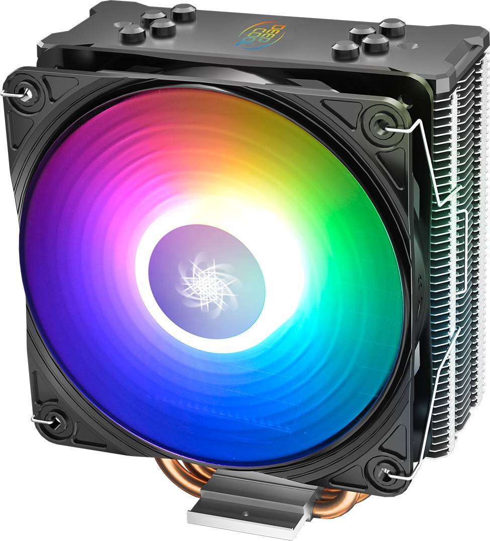 купить Кулер для процессора, Deepcool, GAMMAXX GT A-RGB, DP-MCH4-GMX-GTE2-ARGB, Intel 20XX/1200/11XX/1366 и AMD AM4/AM3+/AM3/AM2+/AM2/FM2+/FM2/FM1, TDP:150W, 1*120мм LED RGB (3-pin(+5V-D-G) или есть контроллер), 500-1650±10%, 64.5 CFM, 27.8 dB(A), 4pin в Алматы