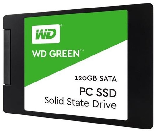 купить Твердотельный накопитель 120GB SSD WD WDS120G2G0A Серия GREEN 2.5” SATA3 R545Mb/s Толщина 7мм. Время работы на отказ 1 000 000 часов. Для повседневных задач. Бесшумный, энергоэффективный, с малым тепловыделением!                                       в Алматы