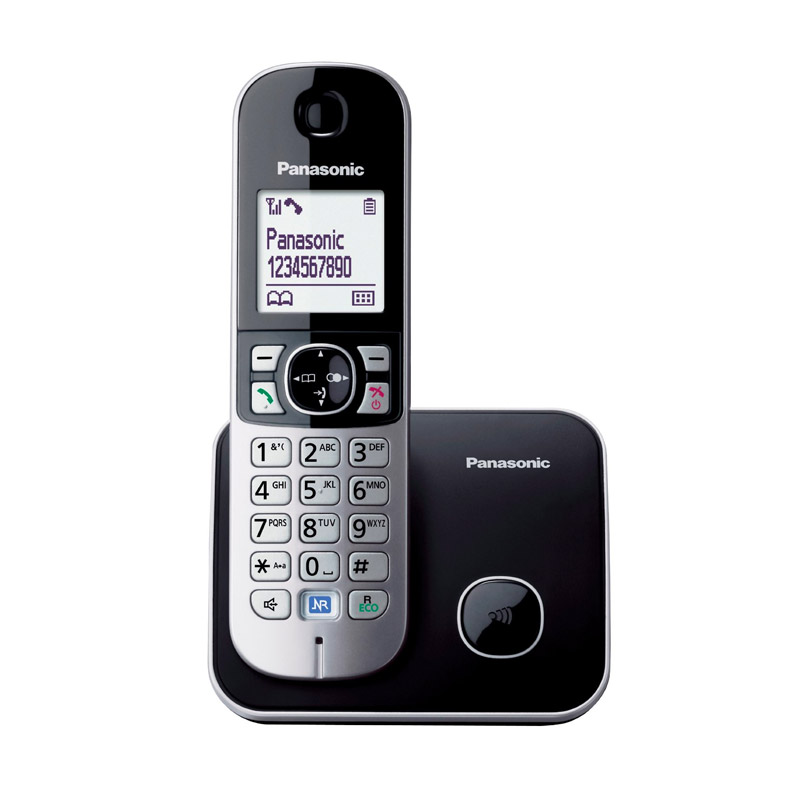 купить Радиотелефон PANASONIC KX-TG6821 (CAB) Черный. АОН, Caller ID (журнал на 50 вызовов), Цифровой автоответчик (до 30 мин), Функция резервного питания.                                                                                                       в Алматы