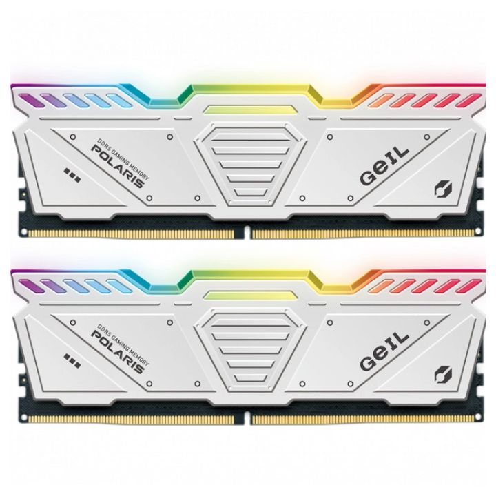 купить Оперативная память 32GB Kit(2x16GB)GEIL Polaris RGB 4800Mhz DDR5 PC5-38400 GOSW532GB4800C40DC White в Алматы