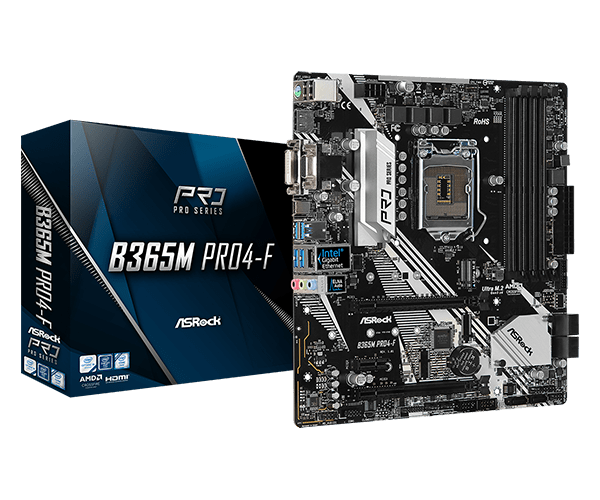 купить Материнская плата ASRock B365M PRO4-F, Socket 1151  в Алматы