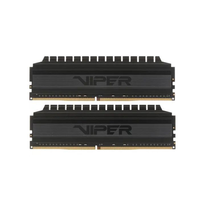 купить Модуль памяти Patriot Viper 4 Blackout, PVB464G320C6K, DDR4, DIMM, 64Gb, KIT, 2x32Gb, 3200Mhz, CL16 в Алматы