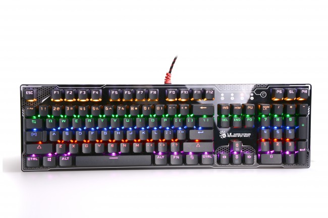 купить Клавиатура игровая Bloody B810R-battlefield <RGB-LED, USB, мех клавиатура переключателями> в Алматы