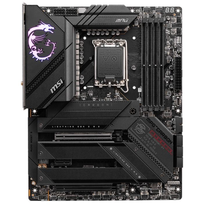 купить Материнcкая плата MSI MPG Z790 CARBON WIFI s1700 Z790 4xDDR5 M.2 HDMI DP ATX в Алматы