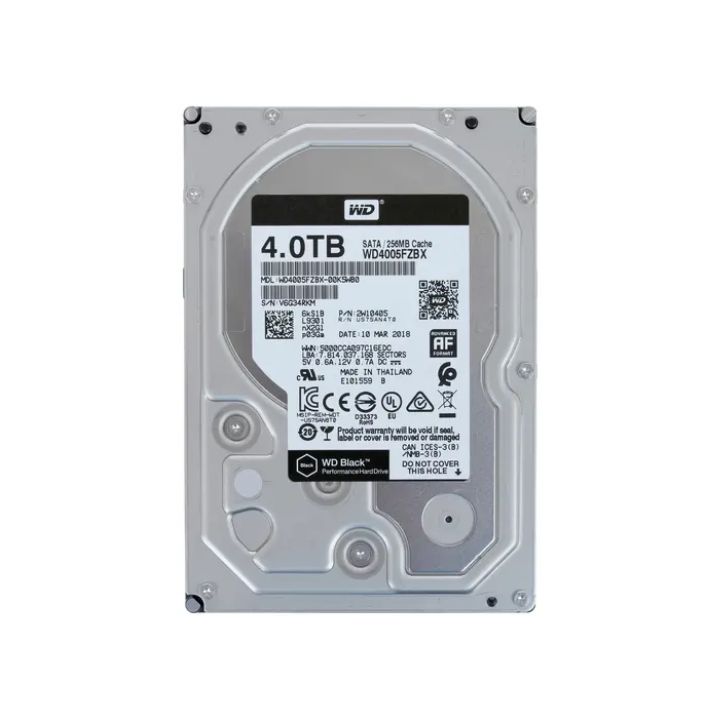 купить Жесткий диск HDD 4Tb SATA 6Gb/s Western Digital Black WD4005FZBX, 7200rpm, 256Mb в Алматы