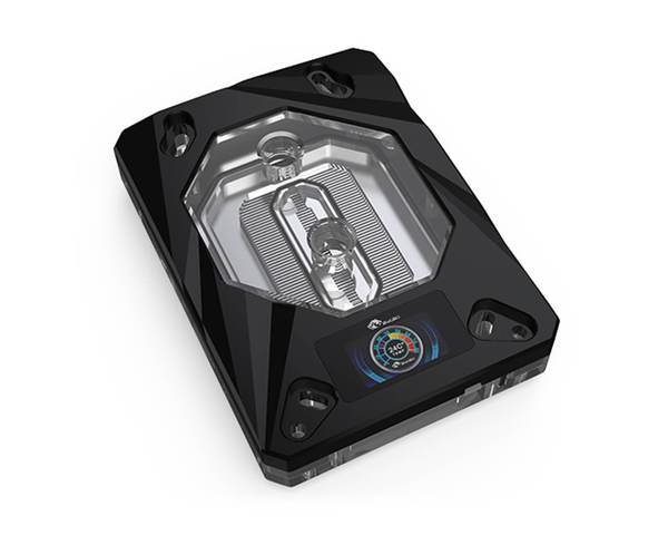 купить Водоблок для CPU Bykski CPU-RAY-ON-M <AMD AM4 Black, с цифровым дисплеем температуры> в Алматы