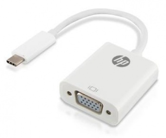 купить Переходник, HP, USB-C to VGA Adapter WHT, HP037GBWHT0TW в Алматы