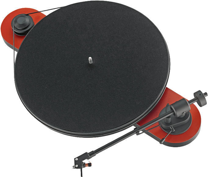 купить PRO-JECT Проигрыватель пластинок Elemental OM5e КРАСНО-ЧЕРНЫЙ EAN:9120050439139 в Алматы