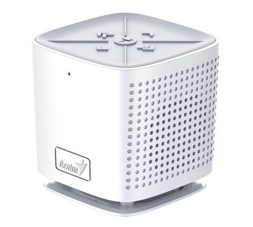 купить Акустические колонки  Genius SP-925BT, White, 2x50mm Driver + 50mm Base BT 4.0 Portable Speaker,Mic, battery 10~12 hr в Алматы