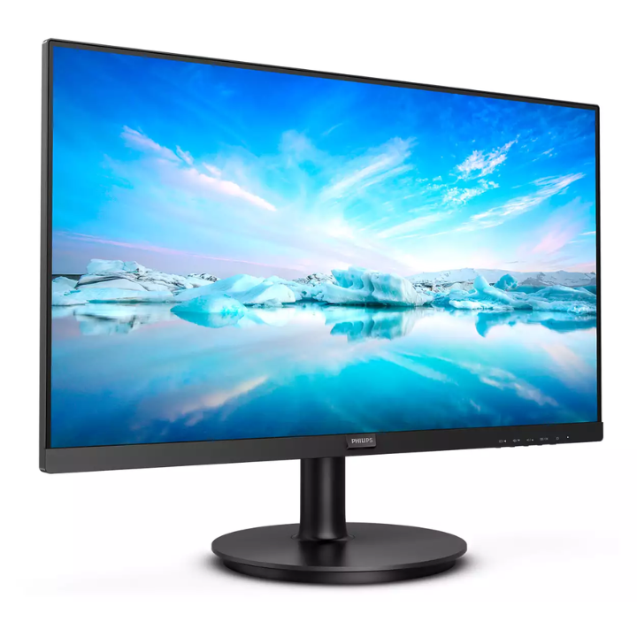 купить Монитор 23,8" PHILIPS 242V8LA/01 VA 1920x1080 75Hz 4мс 250кд/м 3000:1 VGA HDMI DP 2x2W Черный в Алматы