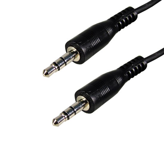 купить Интерфейсный кабель, SHIP, SH8091-3P, MINI JACK, 3.5 мм, (Для акустических систем), Пол. пакет, 3 м, Чёрный в Алматы