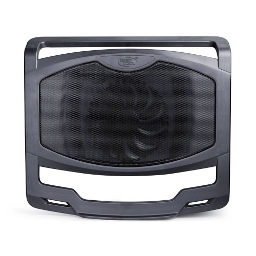 купить Охлаждающая подставка для ноутбука, Deepcool, N400 DP-N11N-N400, 15.6*, Вентилятор 14см, 1000&plusmn;10%RPM, Сквозной USB 2.0, 21дБл, Габариты 340.5х310х54мм, Чёрный в Алматы
