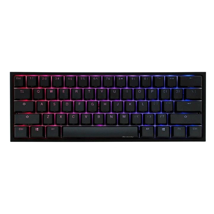 купить Клавиатура Ducky One 2 Mini, Cherry Silent Red, RGB LED, UA/RU, Black-White в Алматы