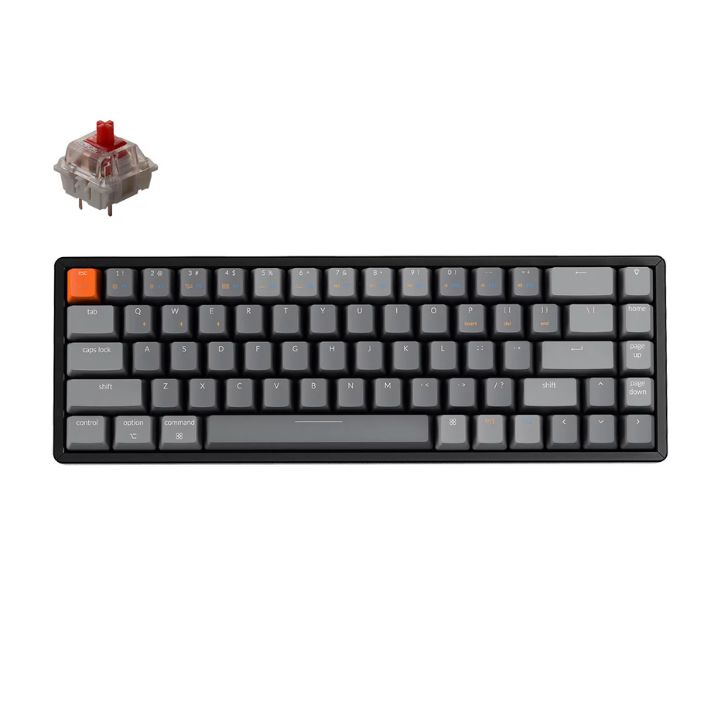 купить Клавиатура Keychron K6-W1 Red Switch RGB Hot-Swap Aluminum Frame Gateron G pro Mechanical Wireless в Алматы