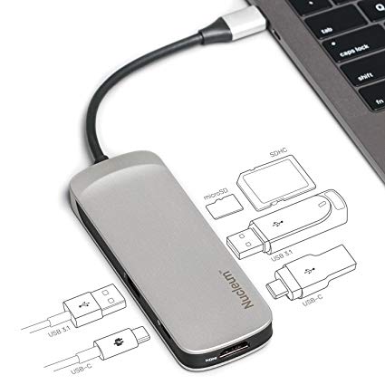 купить Разветвитель Type C (HUB) Kingston Nucleum C-HUBC1-SR-EN в Алматы