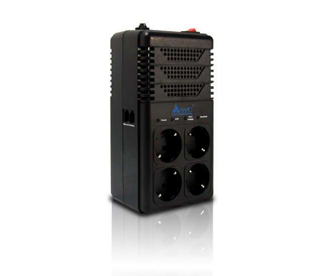 купить Стабилизатор SVC AVR-1008-G 800ВА (480W) AVR: 140-280В в Алматы
