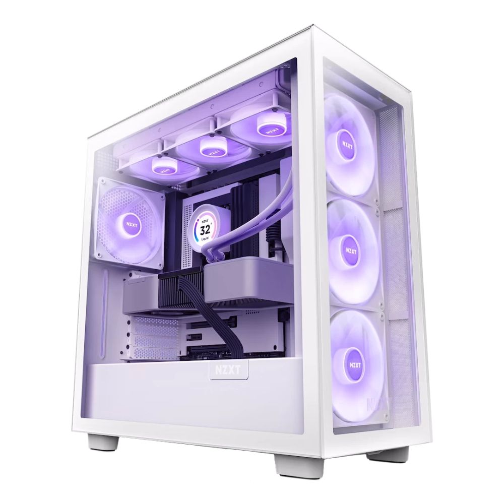 купить Корпус NZXT&nbsp;H Series H7 Elite Edition ATX Mid Tower Chassis White&nbsp;CM-H71EW-02 в Алматы