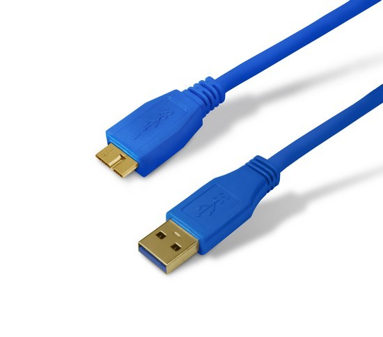 купить Переходник, SHIP, US003-1.2B, MICRO-B USB на USB 3.0, Блистер, 1.2 м, Синий в Алматы