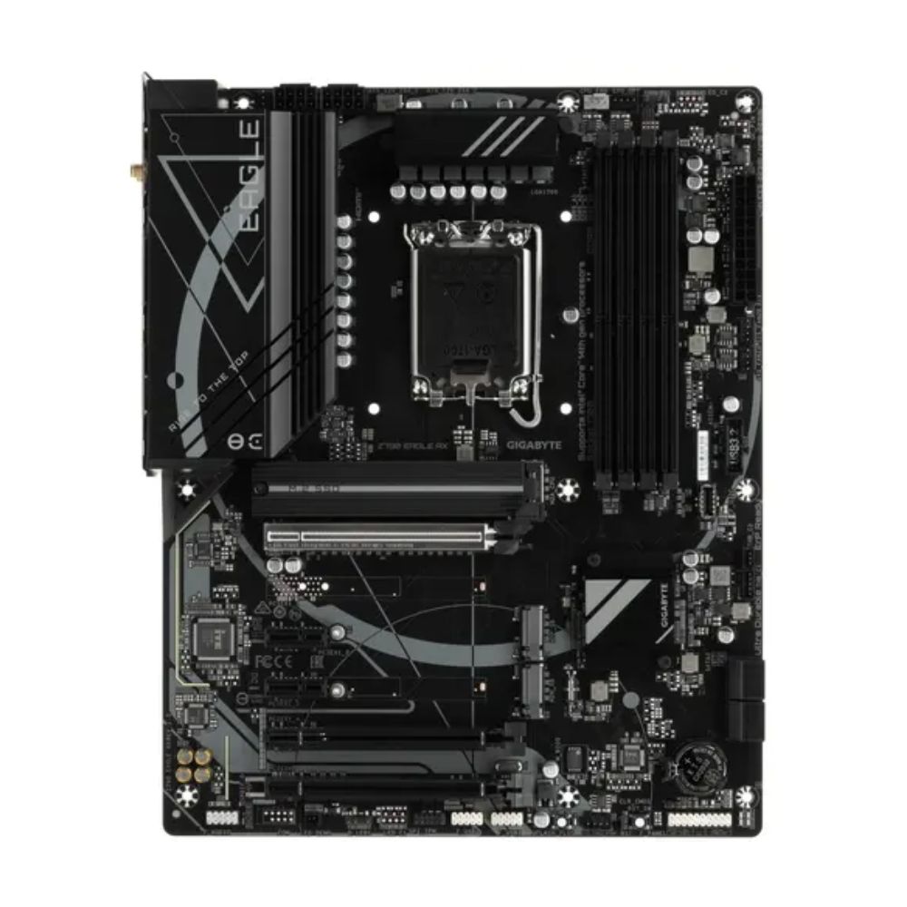 купить Материнская плата GIGABYTE Z790 EAGLE AX, LGA1700, Z790, PCIe16x 5.0, DP+HDMI, 4xDDR5, 3xM.2, ATX в Алматы