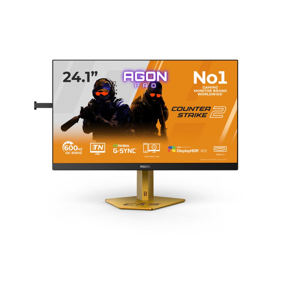купить Монитор Игровой 24.1" AOC CS24A Ultra-Fast TN 1920x1080 610Hz 0.3ms 500cd/m2 1000:1 2xHDMI 1xDP Черн в Алматы