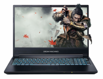 купить Игровой ноутбук Dream Machines G1660TI-15KZ02 <15.6** FHD, i5-9300H, GTX1660Ti 6GB, NO RAM(Max 32GB- 2 слота), NO HDD( 1 слот SATA), NO SSD( 1 слот M.2), DOS, ~2.5KG> в Алматы