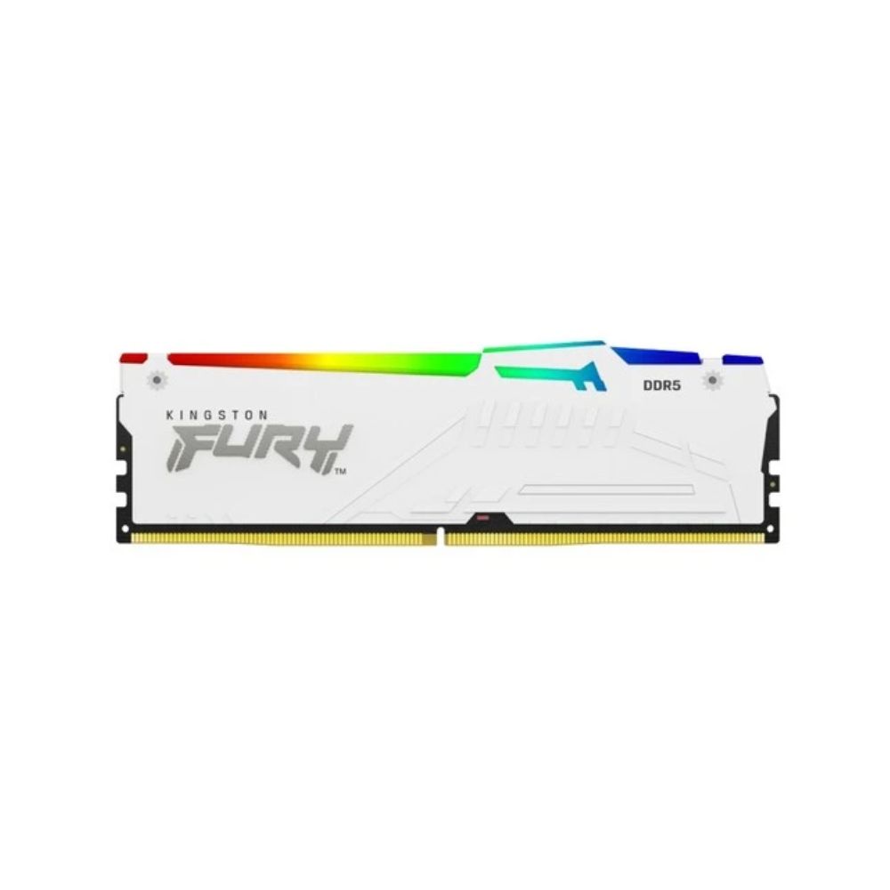 купить Kingston 16GB 6000MT/s DDR5 CL30 DIMM FURY Beast White RGB EXPO в Алматы