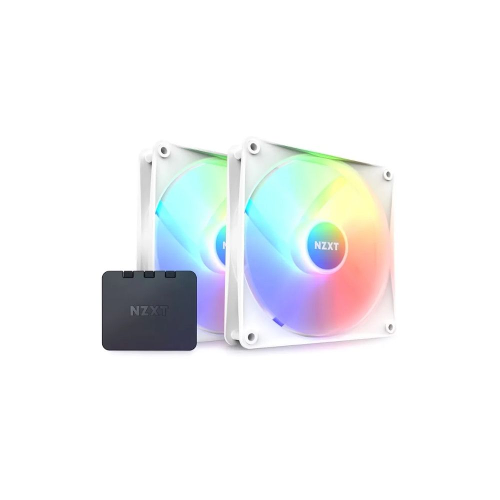 Купить Комплект вентиляторов для корпуса NZXT F 140 RGB Core,14сm,4pin,500-1500 rpm,90.79CFM,34.48dB, White в Алматы