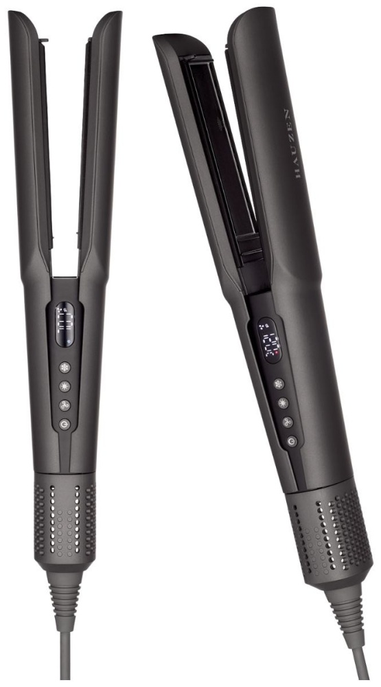 купить Фен-выпрямитель HAUZEN Ceramic AirStrait, бежевый хаки, 1300 Вт, 5 режимов, автоотключение в Алматы