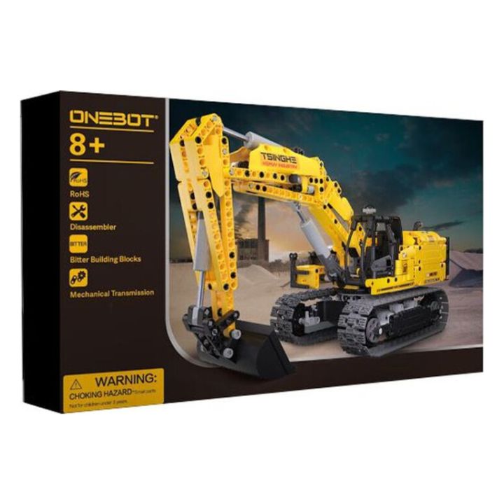 купить Конструктор ONEBOT Engineering Excavator 1200+ OBWJJ57AIQI в Алматы