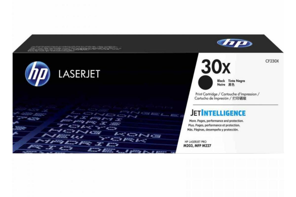 купить Оригинальный лазерный картридж HP 30X, LaserJet увеличенной емкости, Черный. CF230XC в Алматы