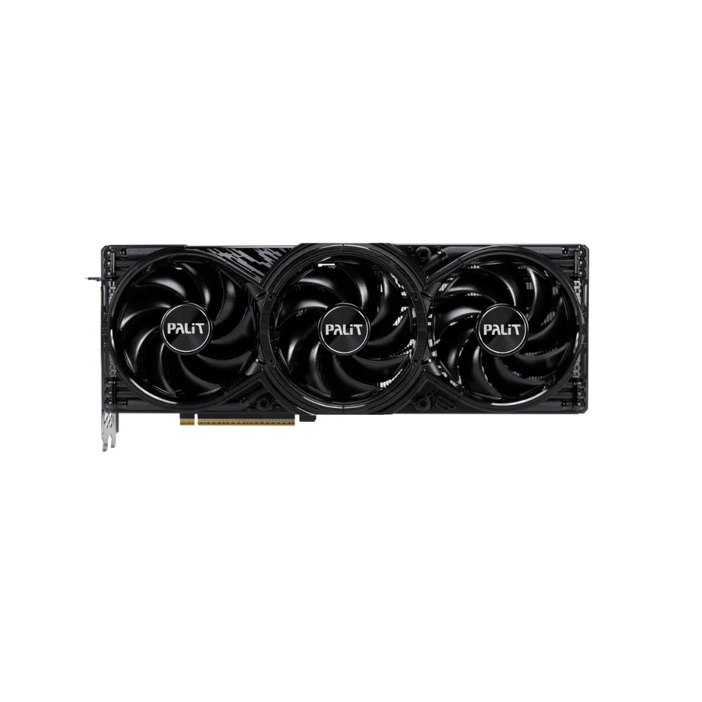 Купить GF RTX5080, Palit GamingPro OC, 2700MHz/30000MHz, 256bit, 16GB GDDR7, HDMI, 3xDP NE75080S19T2-GB2031A в Алматы