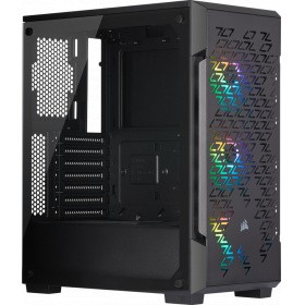 купить Компьютерный корпус Corsair iCUE 220T RGB Airflow Tempered Glass ATX-Mini-ITX, Черный CC-9011173-WW в Алматы
