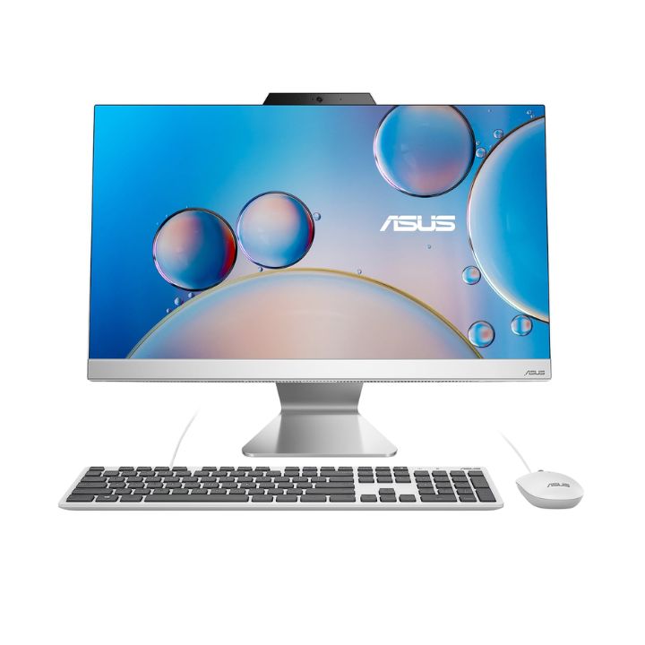 купить Моноблок ASUS Wht/23.8/FHD/250nt/IPS/i3-1215U/8GB/UMA/256GB M.2 NVMe/WiFi5+BT5/720p/DOS/USB KBD+MS/90PT03G2-M005S0 в Алматы