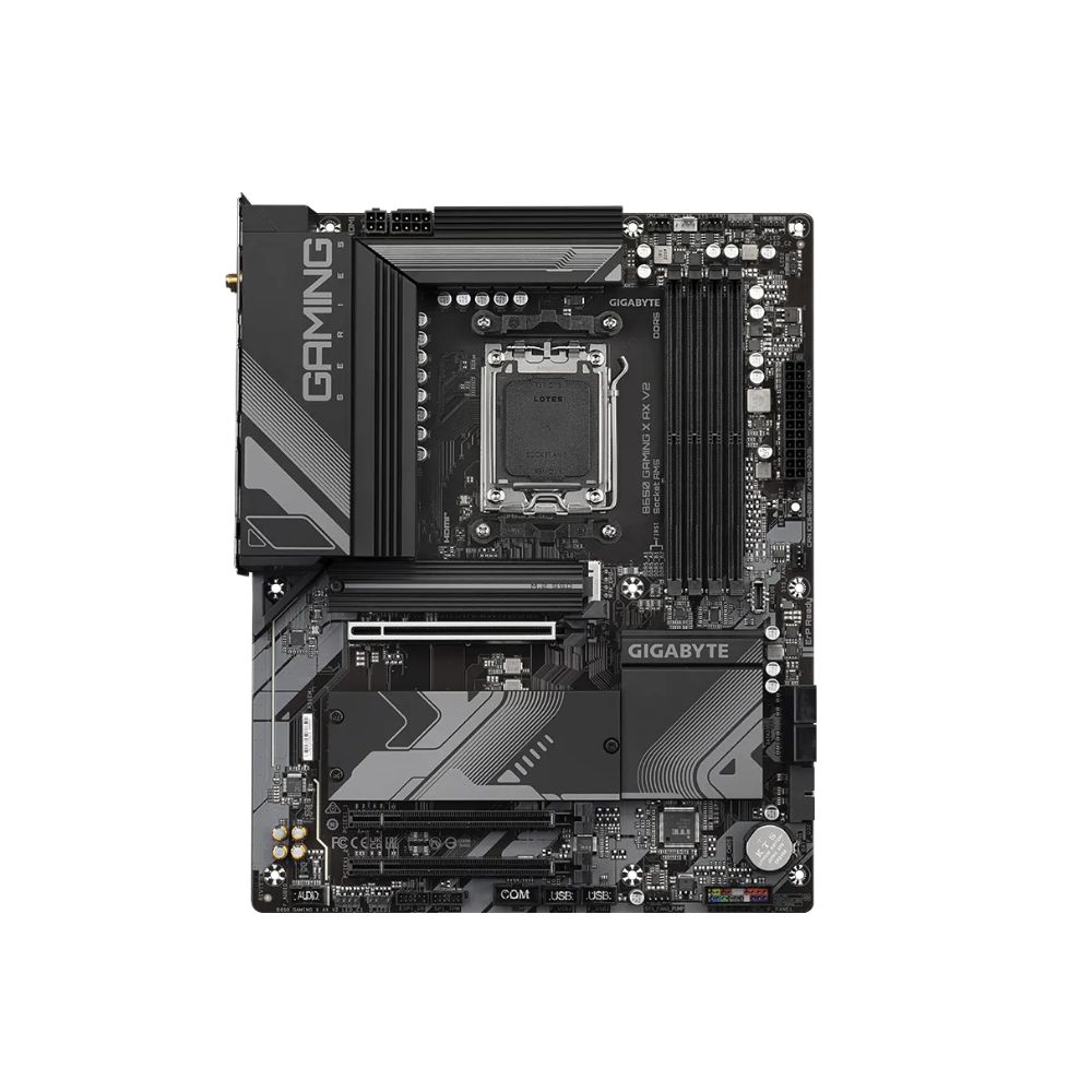 купить Матплата Gigabyte B650 Gaming X AX V2, AM5, ATX, 4DDR-5, 3xPCI-Ex16, 4SATA, 3xM.2, HDMI, DP, 12USB в Алматы