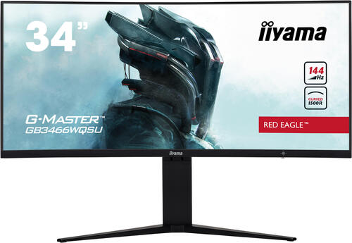 купить Монитор жидкокристаллический Iiyama LCD 34" [21:9] 3440x1440(UWQHD) VA, Curved, nonGLARE, 400cd в Алматы