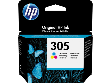 купить Картридж струйный HP 305 Tri-color Original Ink Cartridge, ресурс 100 стр для DeskJet 2320, 2710, 2720, 3YM60AE в Алматы