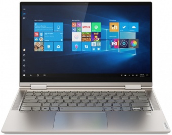купить Ноутбук Lenovo Yoga C740-14IML  14.0** FHD(1920x1080) IPS nonGLARE/TOUCH/Intel Core i7-10510U 1.80GHz Quad/8GB/1TB SSD/GMA HD/WiFi/BT5.0/HD Web Camera/BLKB+FPR+USB-C/Active Pen/4cell/1.40kg/Windows 10 Home/1Y/IRON GREY в Алматы