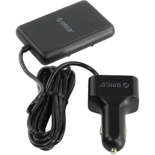купить Автомобильное зарядное устройство ORICO UCP-5P-BK-PRO <USBx5, QC3.0, 2 блока, BLACK> в Алматы