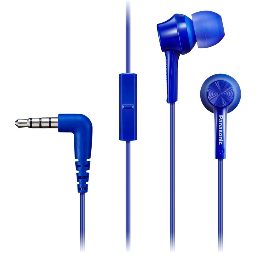 купить Наушники-вкладыши проводные Panasonic RP-TCM115GCA синий в Алматы