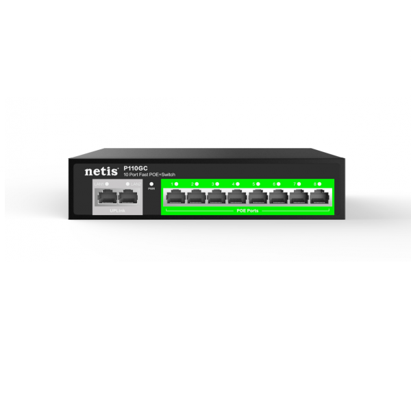 купить Коммутатор Netis P110GC, 10 x 10/100/1000 LAN, 8POE+2XGE в Алматы