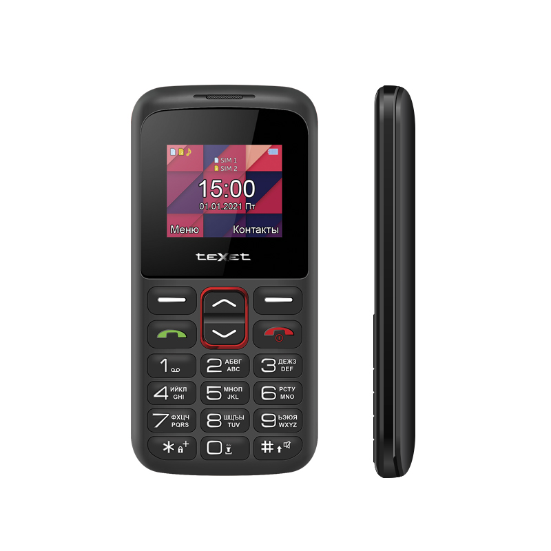 купить Мобильный телефон Texet TM-B318 чёрный в Алматы