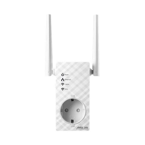 купить Маршрутизатор с беспроводной точкой доступа, ASUS, RP-AC53, 2.4/5 ГГц, 733 Мбит/с, MIMO, 2х внешние антенны в Алматы